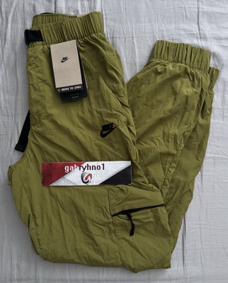 Nike Tech Woven Cargo Trousers FZ0756-307 Pacific Moss Mens Size XS