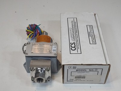 Custom Control Sensors CCS 646GZEM1-7011 Dual Snap Pressure Switch
