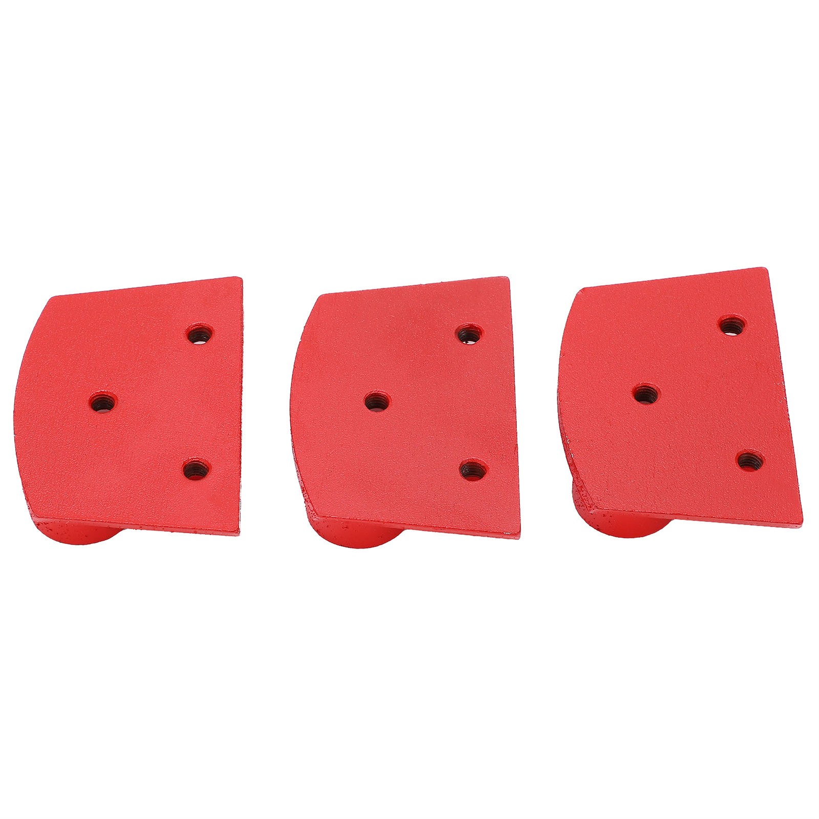 3Pcs Red Trapezoid 30 Grit Pads For Concrete Polishing Popular
