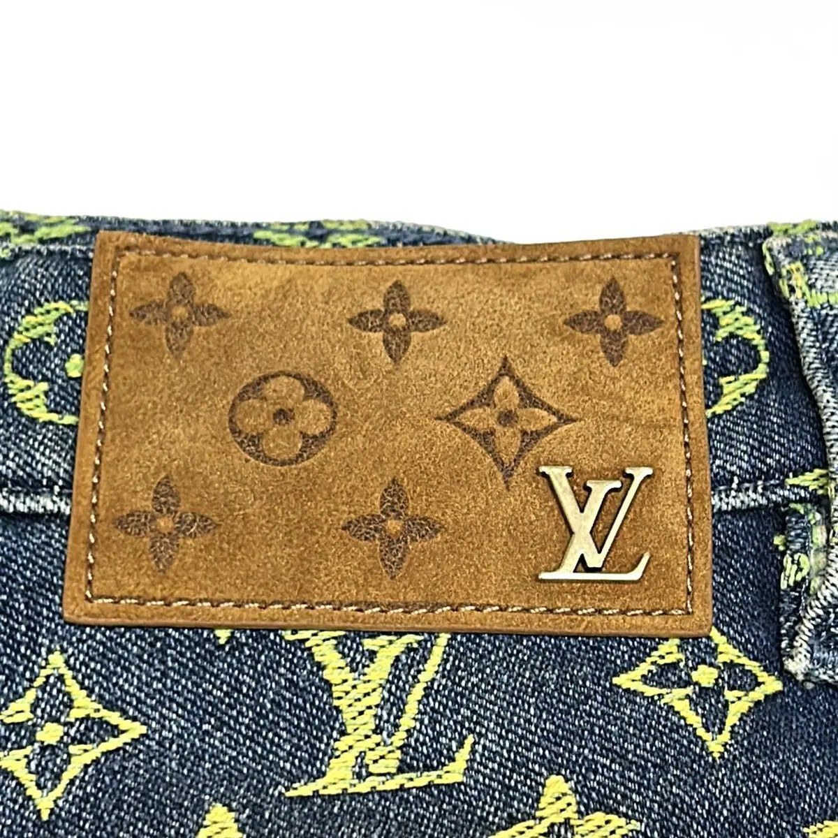 LOUIS VUITTON - RM231 YM4 HOD77X Blue Yellow Pink Men's Jeans | eBay