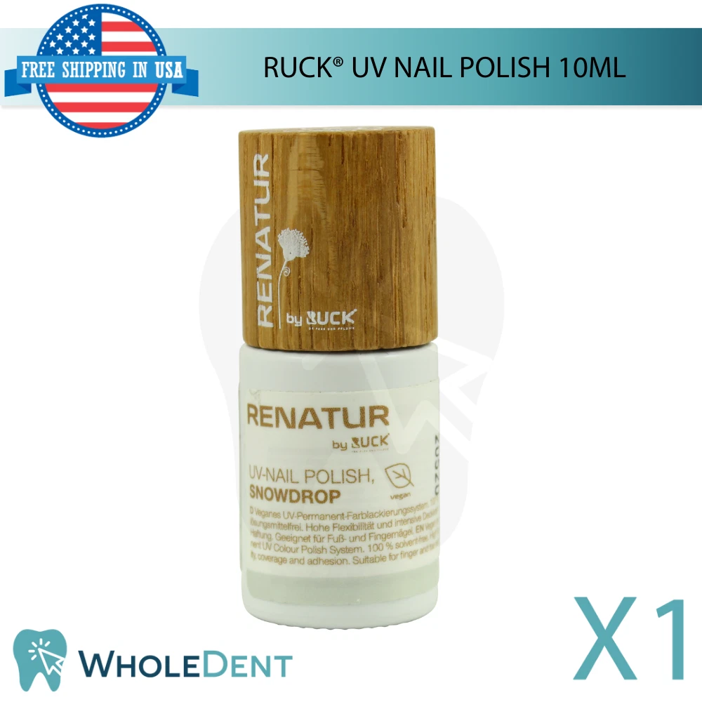 RENATUR by RUCK® Vegan UV Nail Polish 10ml Natural Gloss Effect Long Wear Gel