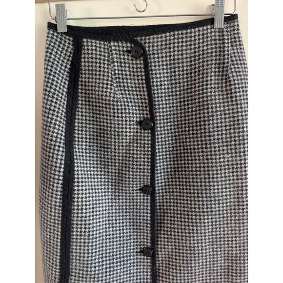 Women's reversible Houndstooth Button Front Midi … - image 6