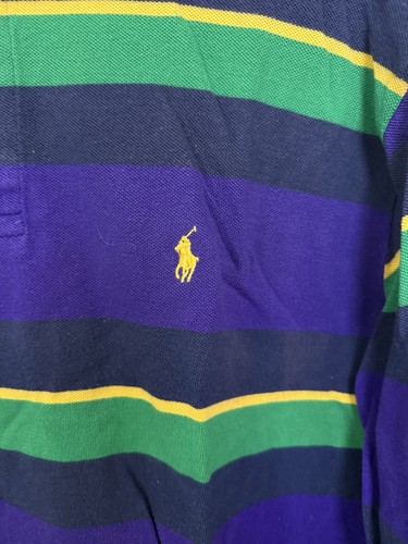 Polo Ralph Lauren Designer manica lunga pesante vintage camicia uomo taglia XL - Foto 3 di 4