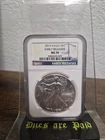 2015 $1 American Silver Eagle NGC MS70 Early Releases Blue Label