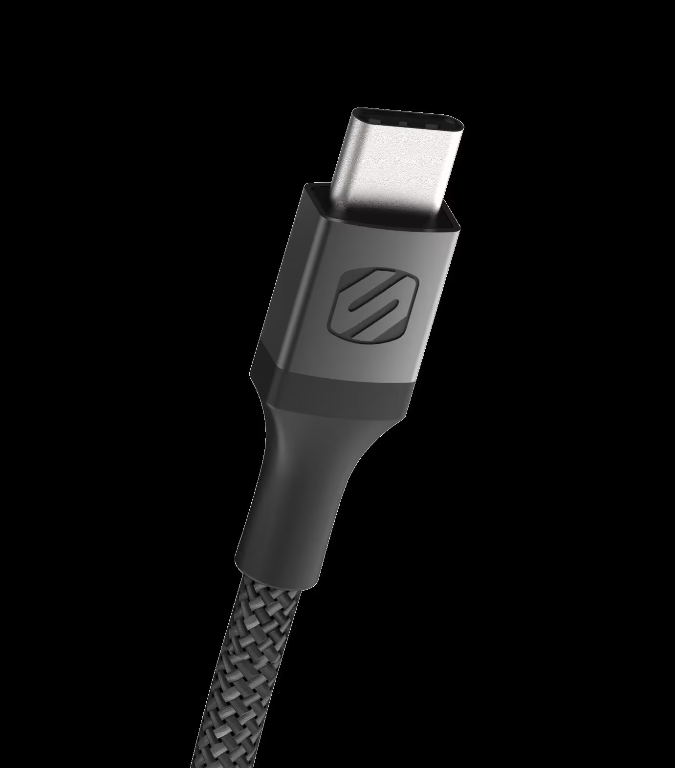 Scosche - 4 ft USB-C to 3.5mm AUX Braided Audio Cable HookUp Premium - Space ...