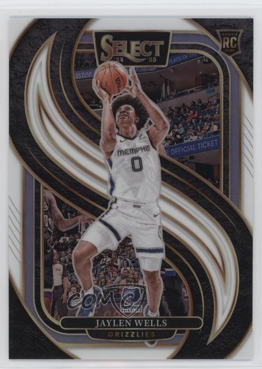 2024-25 Panini Select Premier Level White Prizm 39/149 Jaylen Wells #188 1jn8