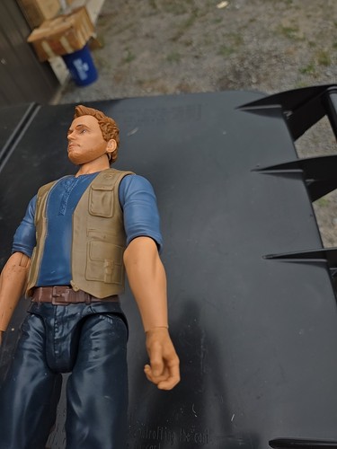 Figura de acción posable Jurassic World Owen Grady 12" juguete de plástico Mattel 2017 USADA - Imagen 4 de 5