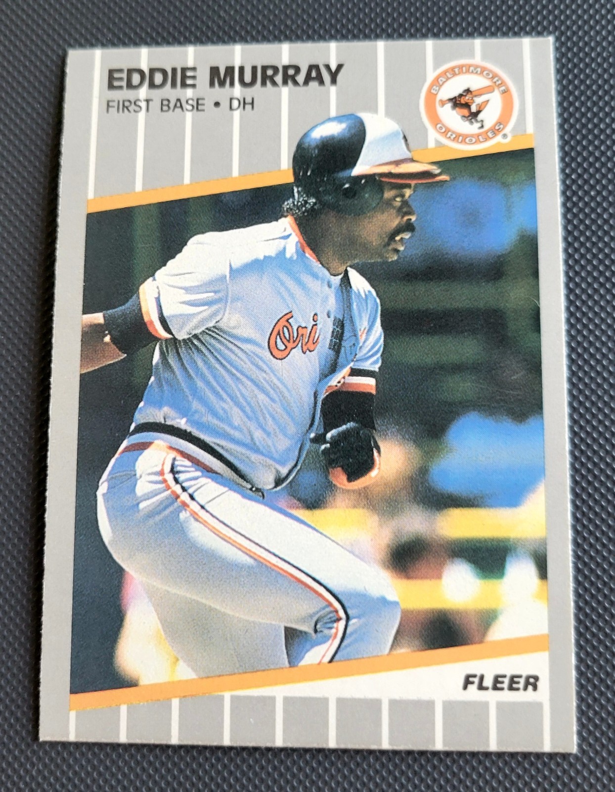 Eddie Murray #611 Baseball Cards 1989 Fleer trading card — raw and PSA graded price guide