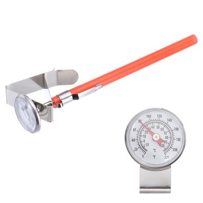 Bimetall Thermometer Mit 5in Stiel -10-110°C Rote Hülle
