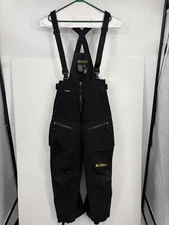 Klim Tactical Riding Bibs Men's Overalls Snow Pants GoreTex Side Zip Medium TALL