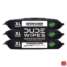 Flushable Personal Wipes Odor Neutralizing - 144ct-2pack