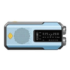 3in1-Portable Wind Up Solar USB Rechargeable Hand Crank AM FM Radio Light-