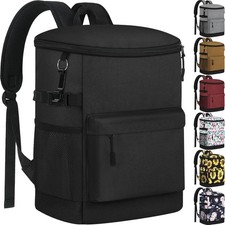 Lunch Backpack, Insulated Cooler Backpack 33 Cans Lunch Box for Men Women US ...