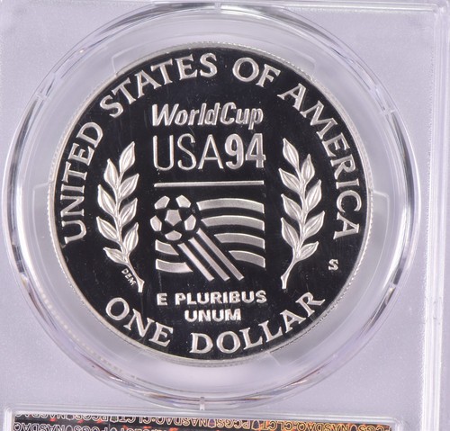 PR70 1994-S DCAM World Cup Commemorative Silver Dollar PCGS *1065 - Picture 4 of 5