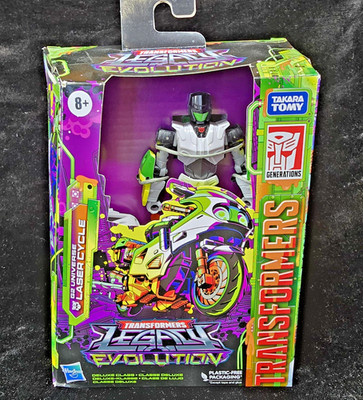 Transformers Laser Cycle Figure Legacy Evolution G2 Universe Deluxe Class In Box