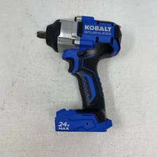 Kobalt KIW124B-03 24V Volt Max 1/2-in Drive Brushless Cordless Impact Wrench