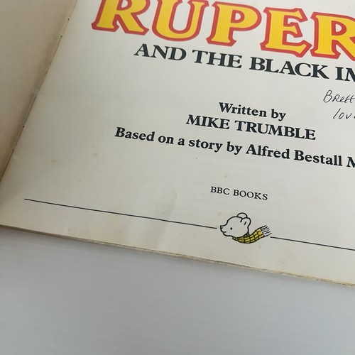 2 X Rupert And The Secret Boat Rupert And The Black Imp By Mike Trumble - Picture 10 of 20