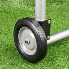 Gate Wheel 8" Rubber Gate Caster Heavy Duty Gate Helper Support Wheel Side Mount