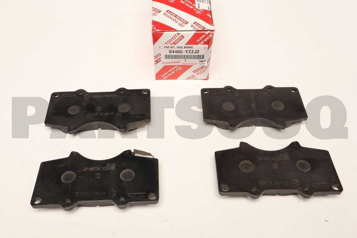 04465YZZJ2 Genuine Toyota BRAKE PAD KIT 04465-YZZJ2 | eBay
