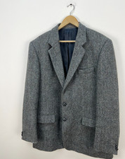 Vintage Harris Tweed Blazer Jacket Sport Coat Mens Size 46 L