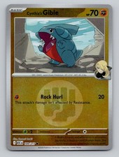 Cynthia's Gible (Energy Symbol Pattern) 109/217 Ascended Heroes Pokemon Reverse