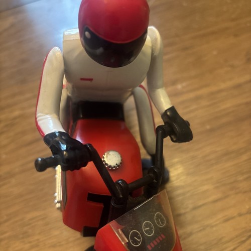 RARO Prototipo de juguete vintage Schaper Stomper XRC motocicleta corredor piloto RC? VG FS - Imagen 6 de 18