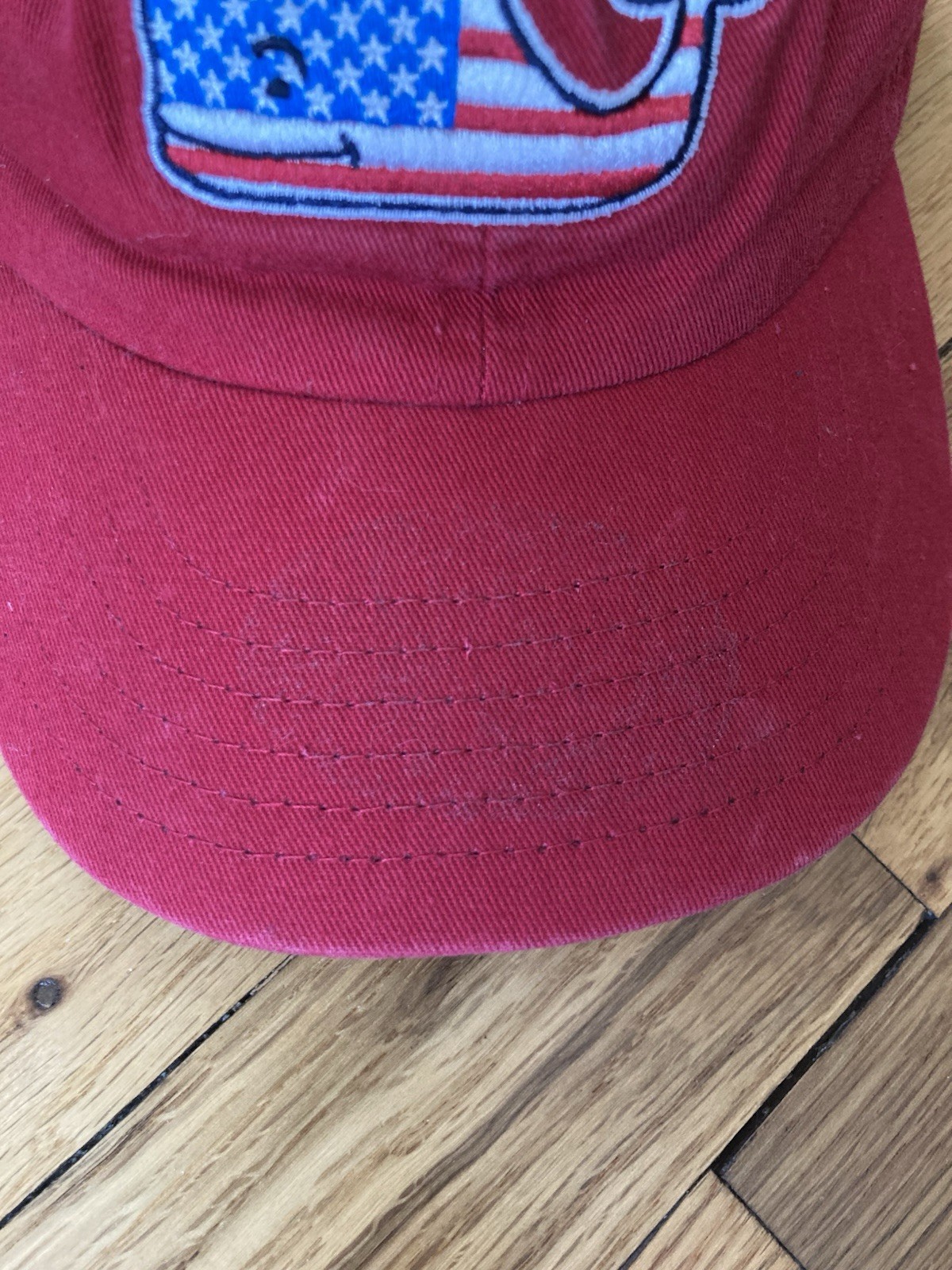 Vineyard Vines Hat Strap Back Adjustable Whale US… - image 2