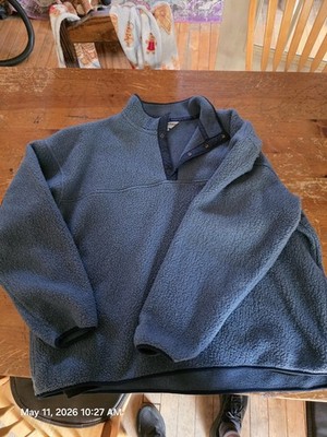 Vintage EMS Eastern Mountain Sports Polartec Fleece Pullover Snap-T Made in USA
