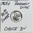 1964 D Roosevelt Dime CHOICE BU ! Great Luster - .99 Cents Shipping!