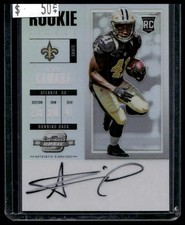 Alvin Kamara 2017 Panini Contenders Optic #113 Rookie Auto