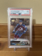 2022-23 Upper Deck Extended 721 Callahan Burke Clear Cut Exclusives PSA 9