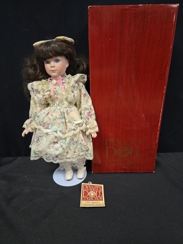 Dynasty Doll Collection Porcelain Doll Collectable Pamala 1990s Vintage In Box