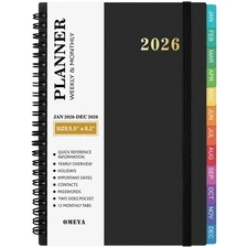 2026 Planner – 2026 Planner Weekly and Monthly: Jan. 2026 - Dec. 2026, 5.5" x...