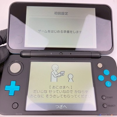 ポトス2DS New Nintendo 2DS XL LL White Orange Console Japanese ver Good