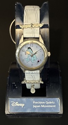 Disney Eeyore Precision Quartz Japan Movement Wristwatch White Band