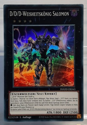 D/D/D-Weisheitskönig Salomon - SR - DOOD-DE043 - Doom of Dimensions - DE/NM