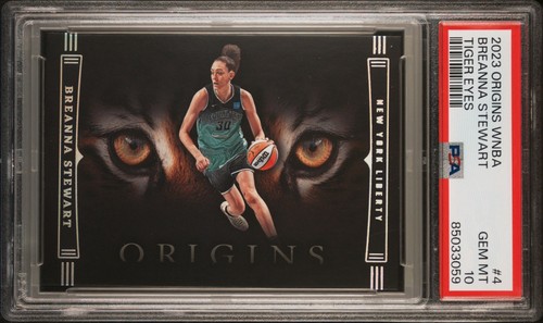 2023 Origins WNBA Breanna Stewart Tiger Eyes Case Hit 🏀PSA 10 POP 4 Liberty SSP