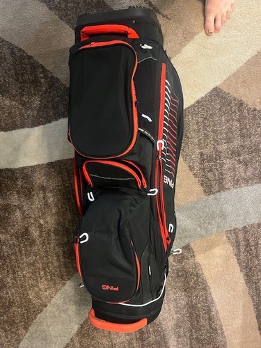 Nice Mens Ping Traverse Golf Bag 14 clubs and Rainfly - Picture 4 of 7