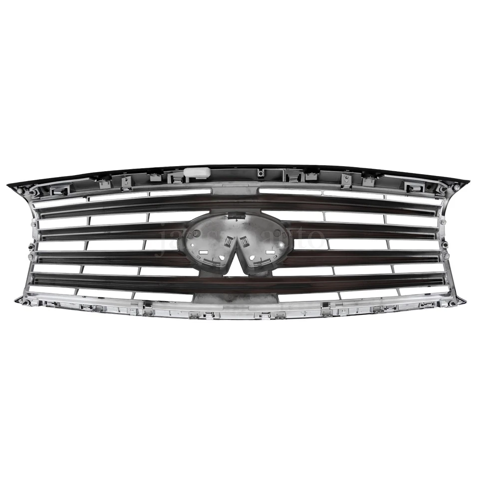 Chrome Grille With Camera Bracket Fit For 2013-2014-2015 Infiniti QX60 JX35 Foto 4 de 4