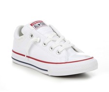 Converse Chuck Taylor All Star Street Sneaker Kids US 4 White Skate Shoes GAL915