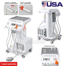 Portable Dental Mobile Delivery Unit with Compressor Curing Light suction Scaler