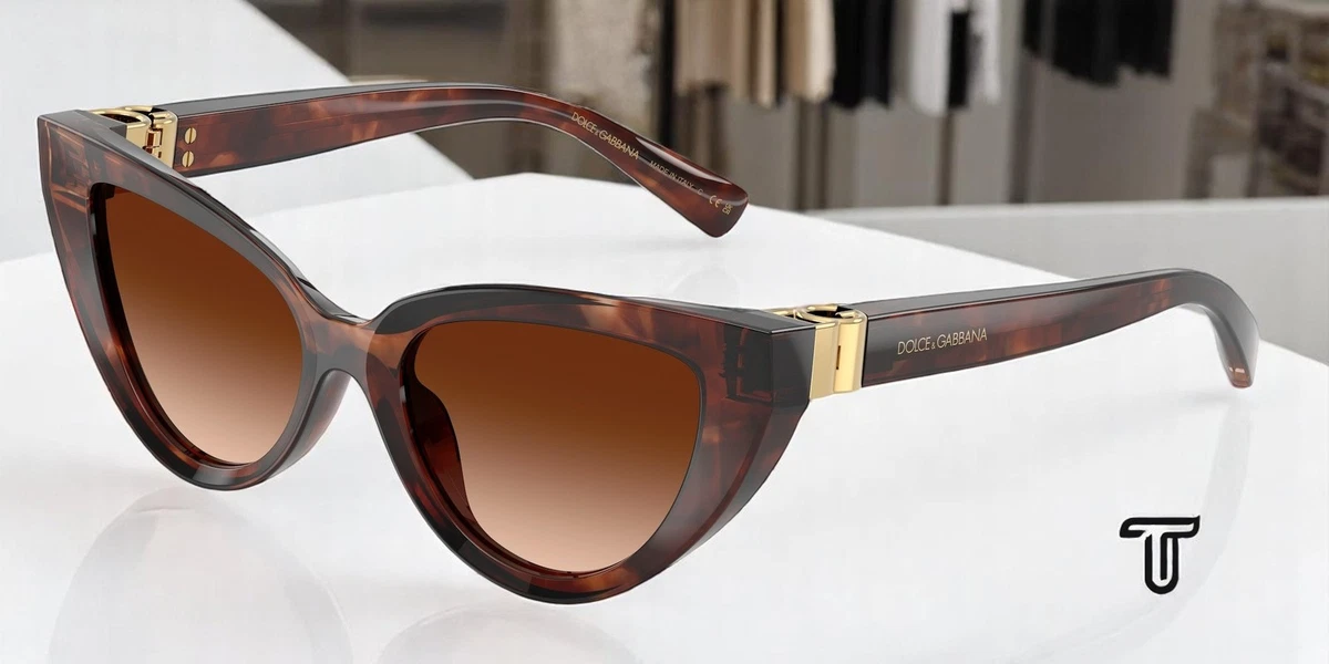 Dolce & Gabbana Red Cat-Eye Sunglasses for Women  DG4349F-32068G-54 Dolce&Gabbana Red Sunglasses for Women for sale | eBay main image 4