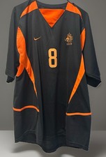 Vintage Edgar Davids #8 Netherlands 2002-2003 Home Jersey Football Kit XL⭐️