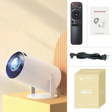 Portable Mini Projector with 180 Degree Stand WiFi and Manual Focus