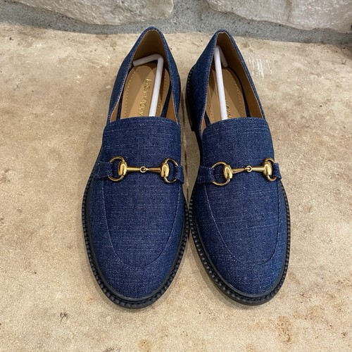 Lisa Vicky Zany V dunkelblau Denim Loafer Damengröße 6,5M neu mit Karton
