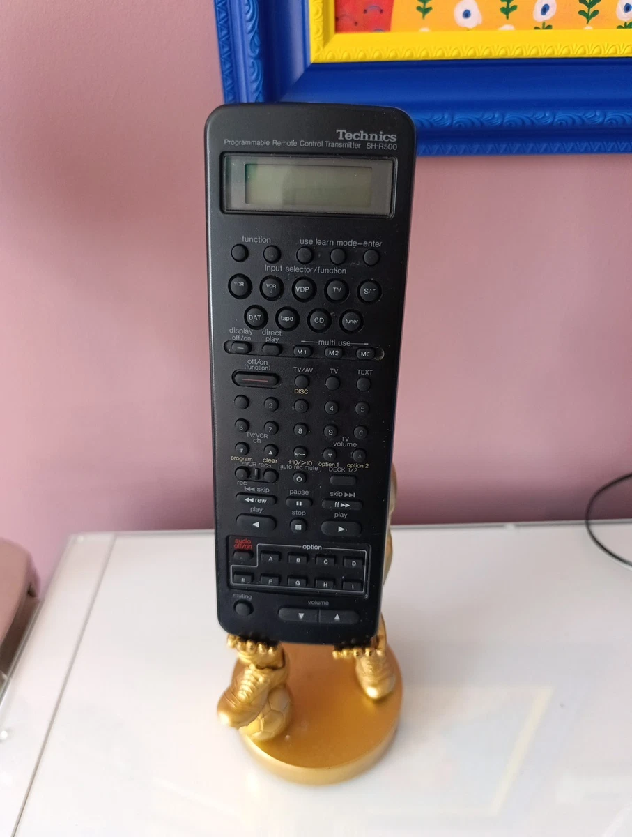 Transmisor de control remoto programable Original Technics SH-R500 - PROBADO