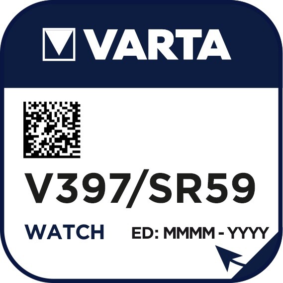 Thumbnail - 10 X Varta V397 Uhrenbatterie 1,55v Sr726sw Lr726 Sr59 Silberoxid