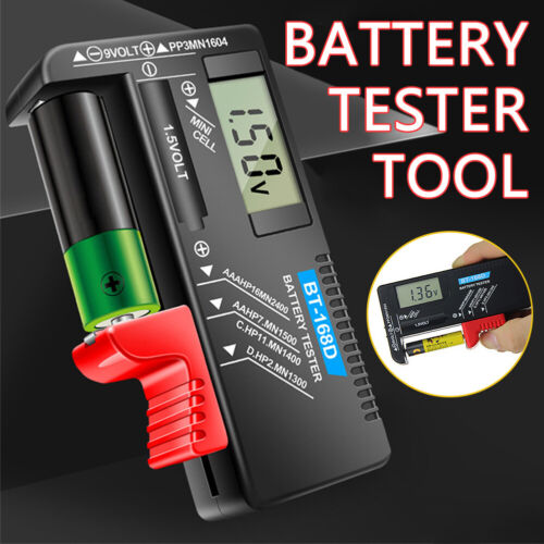 Battery Tester For AA AAA D C 9V Button Battery All in 1 Battery Checker - Picture 1 of 11