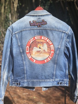 led zeppelin denim jacket