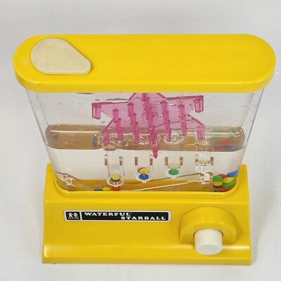 VINTAGE 1976 TOMY WATERFUL PLASTIC STARBALL RING TOSS WATER